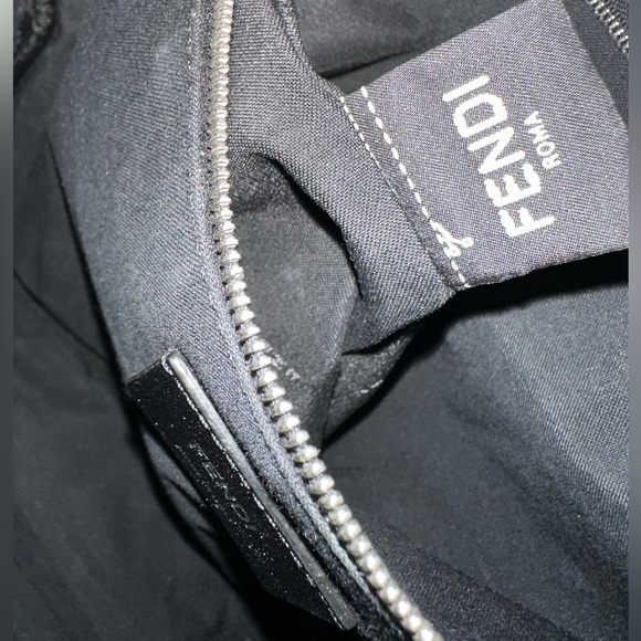 Fendi Unisex Multicolor Camouflage FF Backpack Nylon - Picture 12 of 17